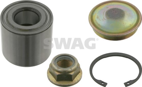 Swag 60 92 4781 - Подшипник ступицы колеса, комплект autospares.lv