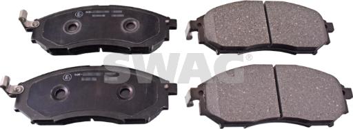 Swag 60 11 6188 - Тормозные колодки, дисковые, комплект autospares.lv