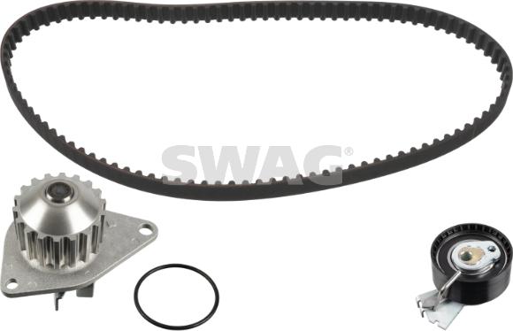 Swag 62 94 5114 - Водяной насос + комплект зубчатого ремня ГРМ autospares.lv