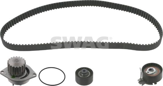 Swag 62 94 5113 - Водяной насос + комплект зубчатого ремня ГРМ autospares.lv