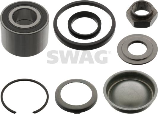 Swag 62 94 7344 - Подшипник ступицы колеса, комплект autospares.lv