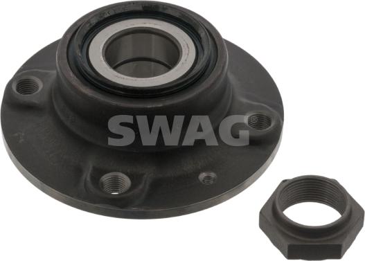 Swag 62 90 5555 - Подшипник ступицы колеса, комплект autospares.lv