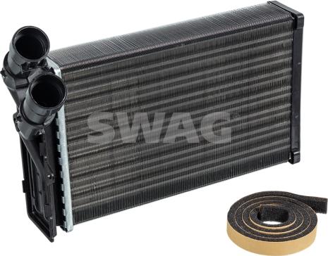 Swag 62 91 9323 - Теплообменник, отопление салона autospares.lv