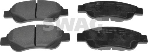 Swag 62 91 6589 - Тормозные колодки, дисковые, комплект autospares.lv