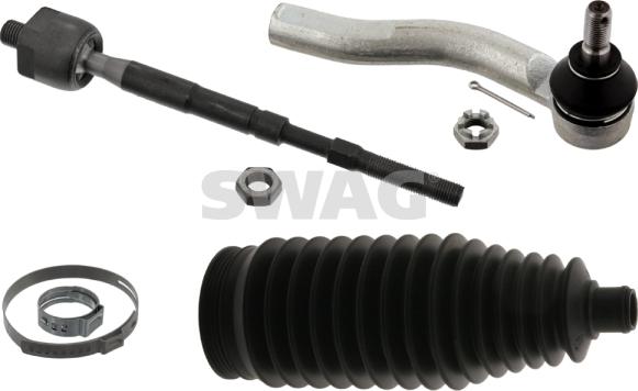 Swag 62 93 9591 - Рулевая тяга autospares.lv