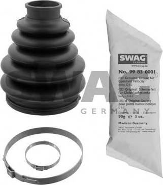 Swag 62 93 2662 - Пыльник, приводной вал autospares.lv