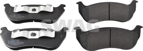 Swag 14 11 6335 - Тормозные колодки, дисковые, комплект autospares.lv