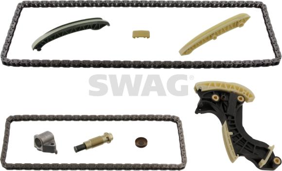 Swag 10 94 0954 - Комплект цепи привода распредвала autospares.lv