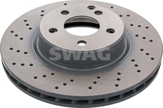 Swag 10 94 3989 - Тормозной диск autospares.lv