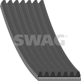 Swag 10 93 4454 - Поликлиновой ремень autospares.lv