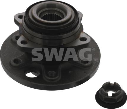 Swag 10 93 7857 - Подшипник ступицы колеса, комплект autospares.lv