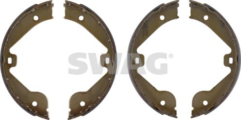 Swag 10 92 8729 - Комплект тормозов, ручник, парковка autospares.lv