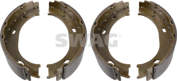 Swag 10 92 3192 - Комплект тормозов, ручник, парковка autospares.lv