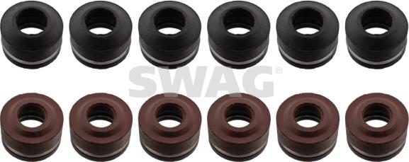 Swag 10 34 0014 - Комплект прокладок, стержень клапана autospares.lv