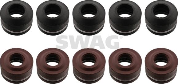 Swag 10 34 0013 - Комплект прокладок, стержень клапана autospares.lv