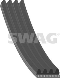 Swag 37 92 8801 - Поликлиновой ремень autospares.lv