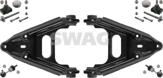 Swag 12 93 2702 - Комплектующее руля, подвеска колеса autospares.lv