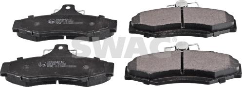 Swag 89 91 6507 - Тормозные колодки, дисковые, комплект autospares.lv