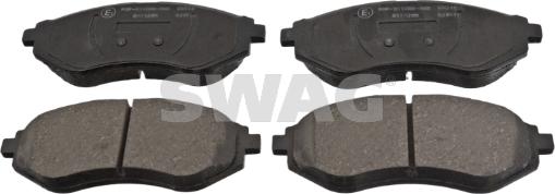 Swag 89 91 6721 - Тормозные колодки, дисковые, комплект autospares.lv