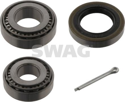 Swag 89 93 1529 - Подшипник ступицы колеса, комплект autospares.lv
