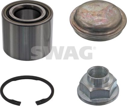 Swag 84 93 1341 - Подшипник ступицы колеса, комплект autospares.lv