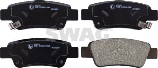 Swag 85 91 6805 - Тормозные колодки, дисковые, комплект autospares.lv