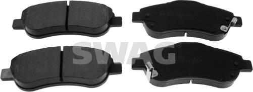 Swag 85 91 6806 - Тормозные колодки, дисковые, комплект autospares.lv