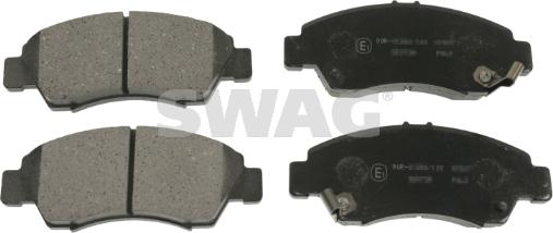 Swag 85 91 6303 - Тормозные колодки, дисковые, комплект autospares.lv