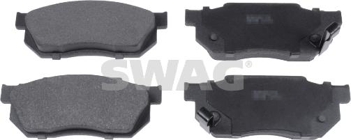 Swag 85 91 6299 - Тормозные колодки, дисковые, комплект autospares.lv