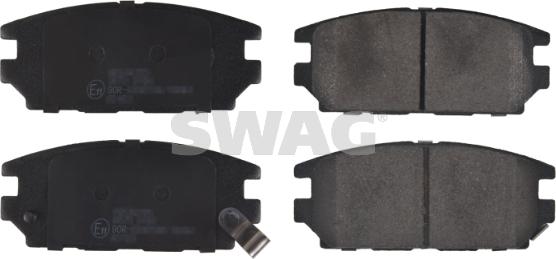 Swag 80 91 6756 - Тормозные колодки, дисковые, комплект autospares.lv