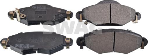 Swag 81 91 6576 - Тормозные колодки, дисковые, комплект autospares.lv