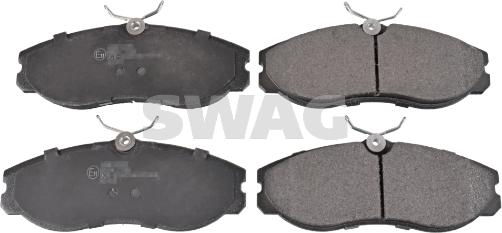 Swag 82 91 6264 - Тормозные колодки, дисковые, комплект autospares.lv