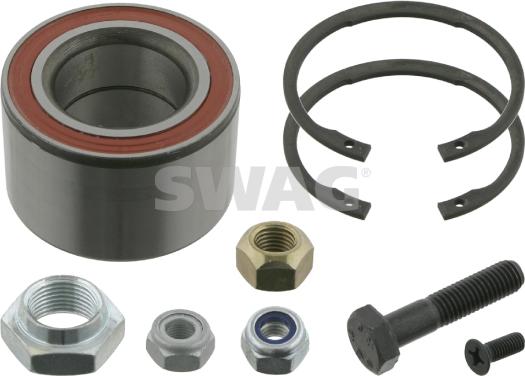 Swag 30 90 3624 - Подшипник ступицы колеса, комплект autospares.lv