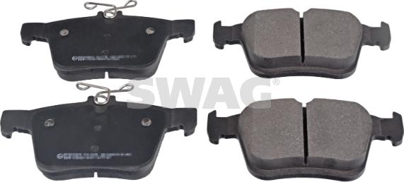 Swag 30 91 6995 - Тормозные колодки, дисковые, комплект autospares.lv