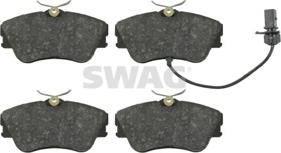 Swag 30 91 6449 - Тормозные колодки, дисковые, комплект autospares.lv