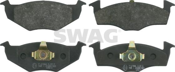 Swag 30 91 6006 - Тормозные колодки, дисковые, комплект autospares.lv