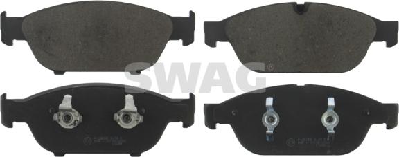 Swag 30 91 6823 - Тормозные колодки, дисковые, комплект autospares.lv