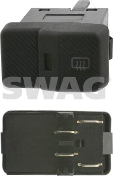 Swag 30 91 7002 - Выключатель, обогреватель заднего стекла autospares.lv