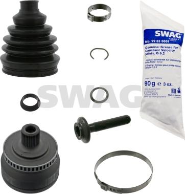 Swag 30 93 3224 - Шарнирный комплект, ШРУС, приводной вал autospares.lv
