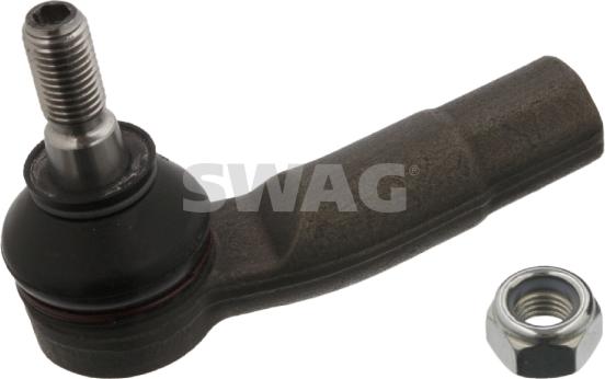 Swag 30 93 7593 - Наконечник рулевой тяги, шарнир autospares.lv