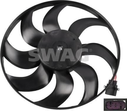 Swag 30 92 6860 - Вентилятор, охлаждение двигателя autospares.lv