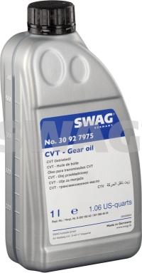 Swag 30 92 7975 - Трансмиссионное масло autospares.lv