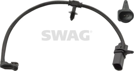 Swag 30 10 4920 - Сигнализатор, износ тормозных колодок autospares.lv