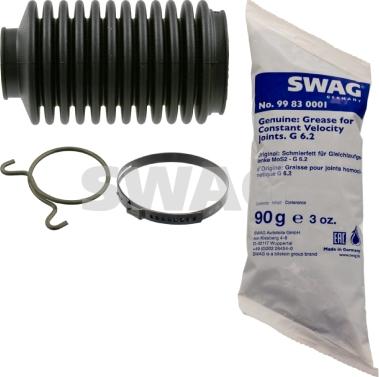 Swag 30 80 0063 - Комплект пыльника, рулевое управление autospares.lv