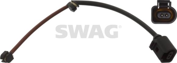 Swag 38 94 4556 - Сигнализатор, износ тормозных колодок autospares.lv