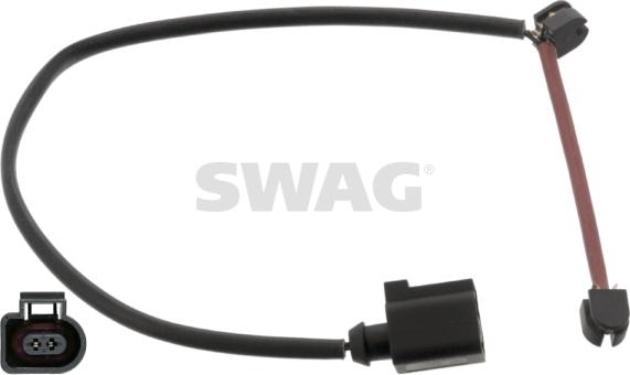 Swag 38 94 7369 - Сигнализатор, износ тормозных колодок autospares.lv