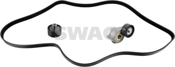 Swag 33 10 9029 - Поликлиновый ременный комплект autospares.lv