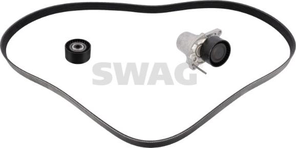 Swag 33 10 9224 - Поликлиновый ременный комплект autospares.lv