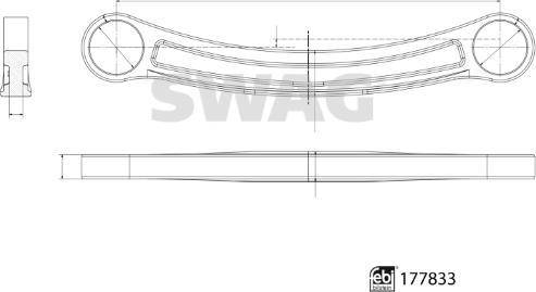 Swag 33 10 4319 - Тяга / стойка, подвеска колеса autospares.lv