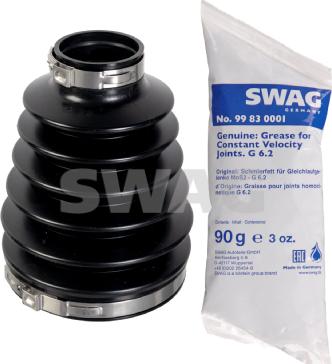 Swag 33 10 4206 - Пыльник, приводной вал autospares.lv